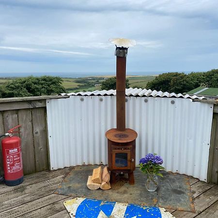 Coastal Stay Bell Tent Porthgain Exterior foto